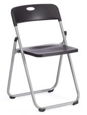 Стул складной FOLDER (mod. 3017H) 49х46,5х73,5 см, black (черный)/grey (серый)