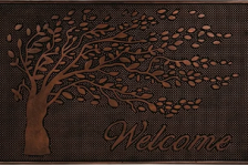 Коврик резиновый Велком дерево 45х75см VORTEX (медь)
