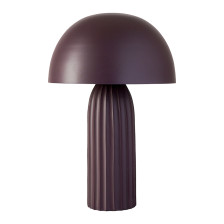 Лампа настольная Texture Sleek вишневая d24х37 см