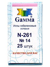 Игла для шитья гобеленовая №14 N-261 Gamma