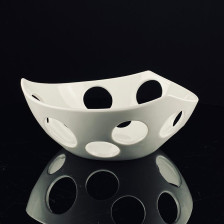 Фруктовница 25,5 см LENARDI Бьянко фарфор 118-027