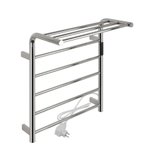 Полотенцесушитель KRAFTTE электрический с полкой 530х620х295мм хром/нерж сталь 44049
