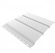 Софит перфорированный белый (Т-20) 3м АльтаПрофиль