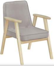 Кресло для отдыха Ретро Catania Smoke/Снег (вар2) (кат3)