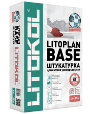 Штукатурка цементная Litoplan Base (25кг) Литокол