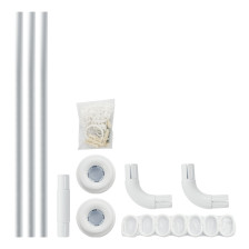 Штанга для душа угловая 0,9х0,9х0,9м белая 10008