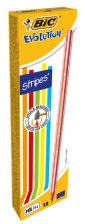 Карандаш ч/гр HB BIC Evolution Stripes