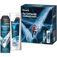 Набор REXONA MEN Ты сильнее сомнений (Шампунь-гель 180мл+ дез-спрей) муж
