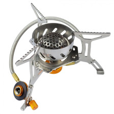 Горелка туристическая складная со шлангом, сталь, латунь, алюминий, Tramp