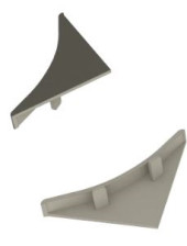 Заглушка пласт 23 мм таурас KORNER