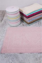 Полотенце для ног VAROL Размер: 55х85, Цвет: Розовый