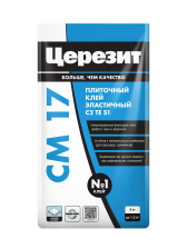Клей плиточный эластичный CM-17 (5кг) Церезит
