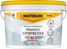 Краска Maestro белый потолок люкс (2,5л) Marshall / MASTERLINE