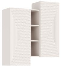 Шкаф подвесной комбинированный Флэш Кашемир