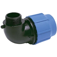 Угольник компрессионный с наружной резьбой 25 х 3/4 