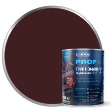 Грунт-эмаль по ржавчине PROF IT RAL 8017 шоколадно-коричневый (2,8кг) Лакра