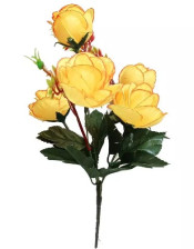 Букет Роза 33 см (оранжевый) 5 цветков