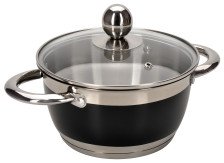 Кастрюля нержавеющая 1,35 л Linea ESTRO 93-ES-02