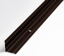 Порог Лука ПУ05-1 внутренний угол 0,9м дуб венге (095) 20х20 мм