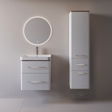 Пенал подвесной Перл-40 белый