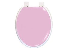 Сиденье для унитаза мягкое SweetSun Comfort однотонное розовое