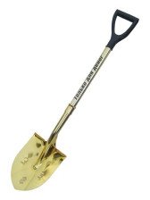 Лопата сувенирная ЗОЛОТАЯ