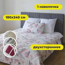 Покрывало стеганое с 1-ой наволочкой в ассортименте VAROL Размер: 180х240