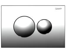 Кнопка смыва Loranto Prestige круглая хром глянец (пластик) 7512