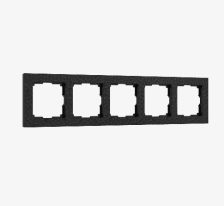 Рамка 5-м Arvia "Karen" графит (20 04 2000 025)