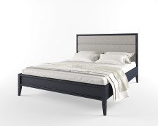 Кровать 1600 Charlie ВМФ-1513 шафран 1664х1225х2110 (основание Leroy 304)