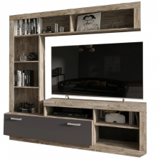 Секция центральная Ангара Графит/Дуб юкон 