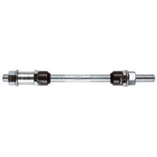 Ось 6-620 зад Cr-Mo с конусом под гайку 175mm, 3/8" серебро