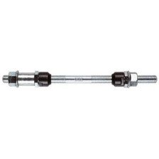 Ось 6-620 зад Cr-Mo с конусом под гайку 175mm, 3/8" серебро