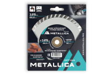 Диск алмазный 125x22,2x2,0x7 турбо-волна по камню кирпичу METALLICA Optima 900307
