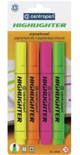 Набор текстмаркеров 1-5 мм 4 шт Centropen 8852