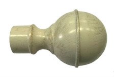 Наконечник КОВКА 19 мм Бостон Белое Золото (2шт)