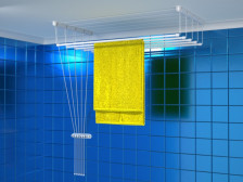 Сушилка для белья потолочно-настенная Лиана-5 1,7м