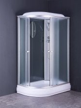 Душевая кабина 120х80х215 HD-KU12080NFR правая, низкий поддон, рифленое стекло