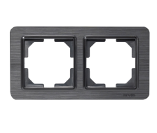 Рамка 2-м Arvia "Lavin" антрацит (21 26 4000 022)