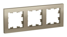 Рамка 3-м Atlas Design ATN000503 шампань