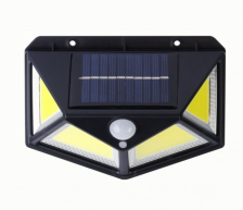Светильник садово-парковый 10W COB черный солнечная батарея SBF-22-MS