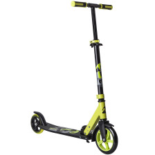 Самокат для детей NOVATRACK POLIS PRO алюминий, складной, колеса PU 180/145мм, лимонный