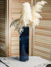 Ваза стеклянная Инфинити h35см, ночное небо