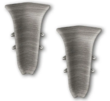 Угол внутренний Идеал Классик орех серый 55 мм