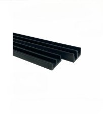 Профиль Ш-образный L-2 м черный (2 шт)