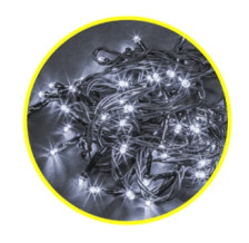 Гирлянда "Нить" 11,5м 200LED Н Т 8р холодный белый IP20 61820 NGF-S01