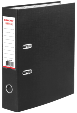 Папка-регистратор 75 мм Офисмаг мрамор черный