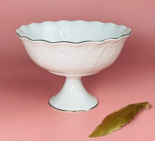 Фруктовница 20,5 см на ножке АГАТА LENARDI 102-144