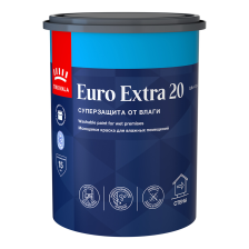 Краска для влажных помещений EURO EXTRA 20 А (0,9л) TIKKURILA / TIKKIVALA
