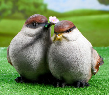 Фигура Воробьи 24х21х17см